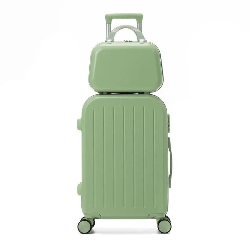 Multifunctional small fresh suitcase female ins student password box suitcase durable pull rod boarding box maleta demaquillaje