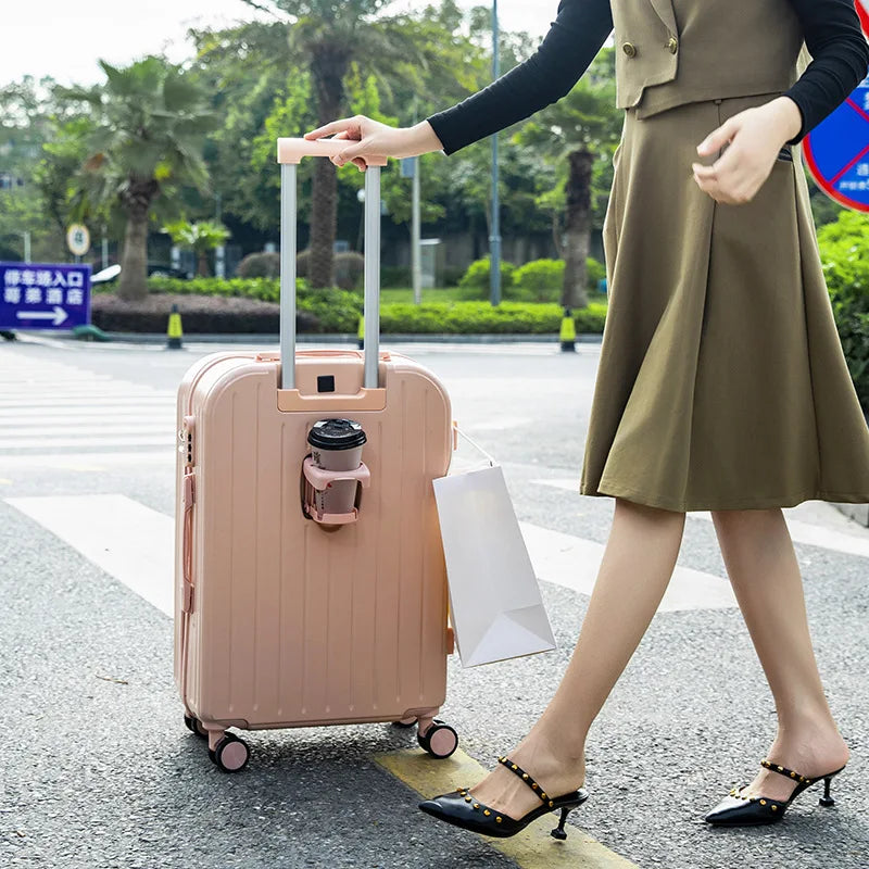 Multifunctional small fresh suitcase female ins student password box suitcase durable pull rod boarding box maleta demaquillaje