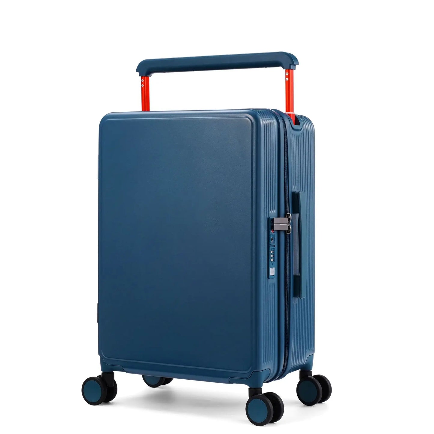 Multifunctionalrechargeablesuitcase withwide pull rod password box universal wheel zipperultra-light and large capacity suitcase