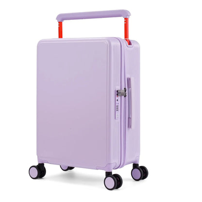 Multifunctionalrechargeablesuitcase withwide pull rod password box universal wheel zipperultra-light and large capacity suitcase
