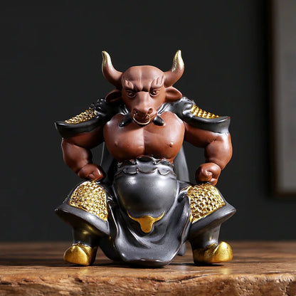 Mythical TV Character Bull Demon king sculpture statue ceramic art domineering home living room bedroom decoration ornaments