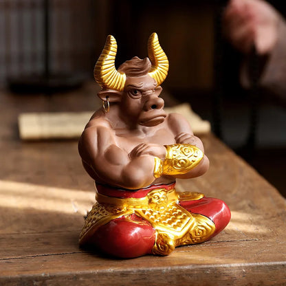 Mythical TV Character Bull Demon king sculpture statue ceramic art domineering home living room bedroom decoration ornaments