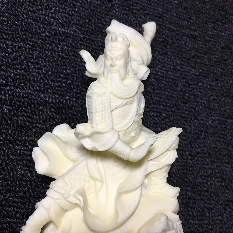 Mythology Figure Guan Gong Statue Resin Art Sculpture High quality home living room, room decoration ornaments Free delivery