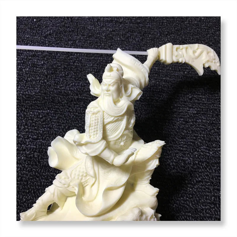 Mythology Figure Guan Gong Statue Resin Art Sculpture High quality home living room, room decoration ornaments Free delivery
