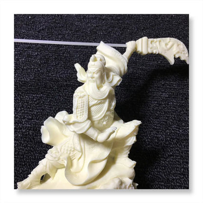 Mythology Figure Guan Gong Statue Resin Art Sculpture High quality home living room, room decoration ornaments Free delivery