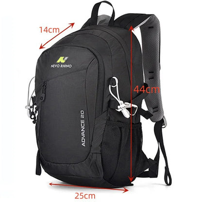 NEVO RHINO 20L Waterproof Men's Unisex Travel Sports Pack Hiking Mountaineering Climbing Camping Backpack Bag for Male
