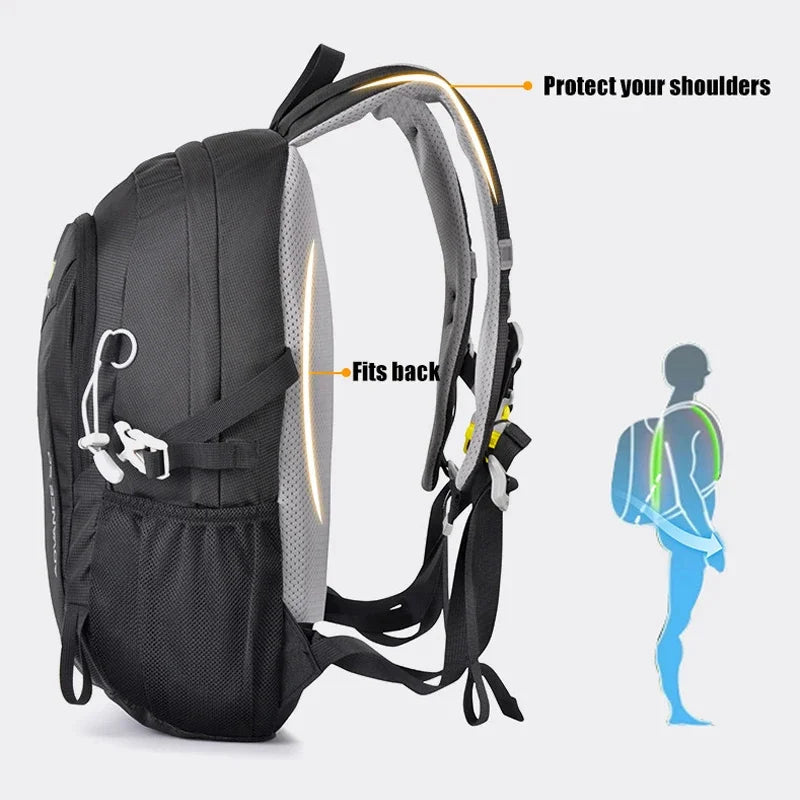 NEVO RHINO 20L Waterproof Men's Unisex Travel Sports Pack Hiking Mountaineering Climbing Camping Backpack Bag for Male