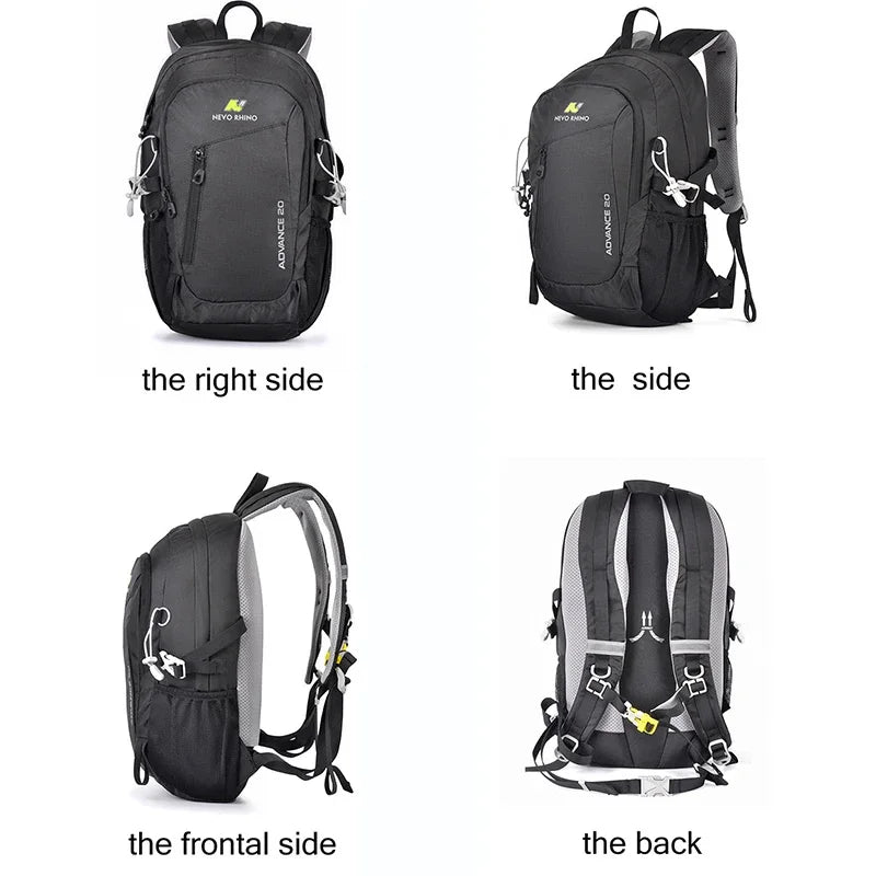 NEVO RHINO 20L Waterproof Men's Unisex Travel Sports Pack Hiking Mountaineering Climbing Camping Backpack Bag for Male