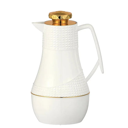 NEW Arabic-Style Vacuum Flask Light Luxury Home Restaurant Thermos Pot Glass Liner Thermos Flask Thermal Insulation Kettle 800ml