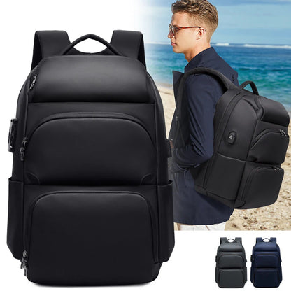 NEW Men's backpack Large capacit 17inch Laptop Backpack Anti-theft lock travel bag USB charging school Backpack Business Mochila