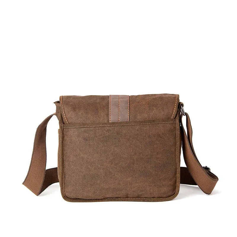 NEW Retro Men Canvas Shoulder Bags Leisure Wear Resistant Cross Messenger Bag Unisex Casual Crossbody Package