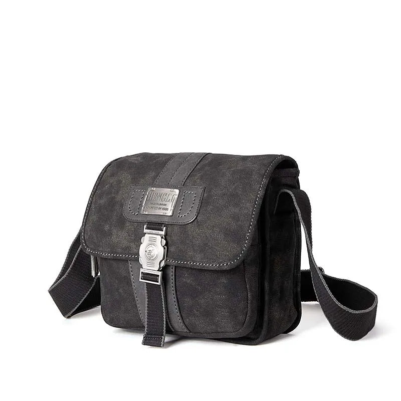 NEW Retro Men Canvas Shoulder Bags Leisure Wear Resistant Cross Messenger Bag Unisex Casual Crossbody Package