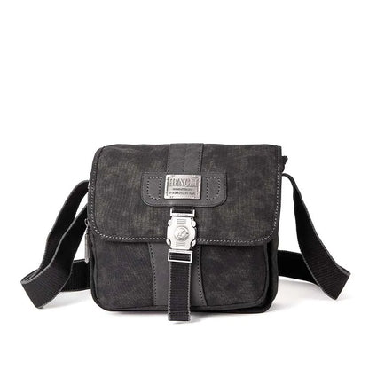 NEW Retro Men Canvas Shoulder Bags Leisure Wear Resistant Cross Messenger Bag Unisex Casual Crossbody Package