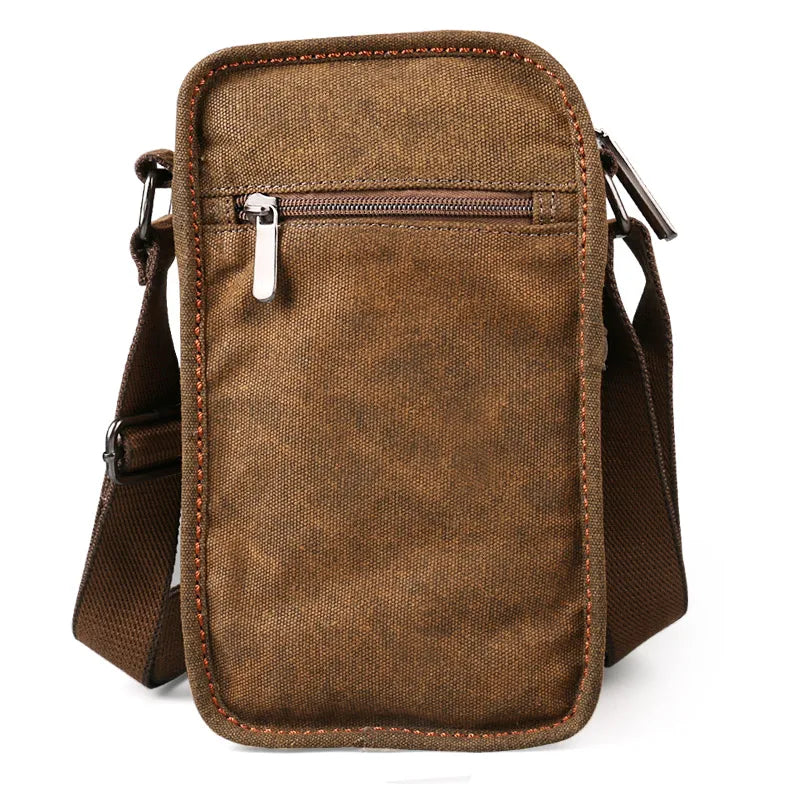 NEW Sale! 2017 Canvas Versatile Casual Shoulder Messenger Bags For Men Retro Travel Bag Free Shipping