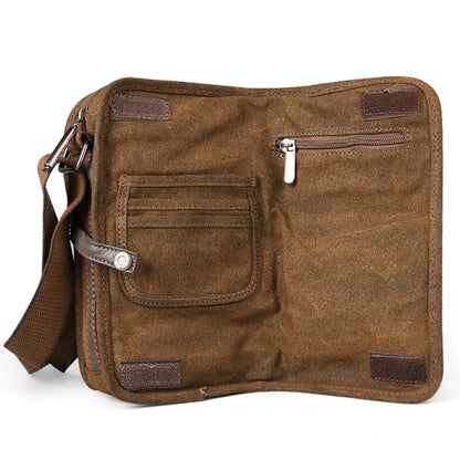 NEW Sale! 2017 Canvas Versatile Casual Shoulder Messenger Bags For Men Retro Travel Bag Free Shipping