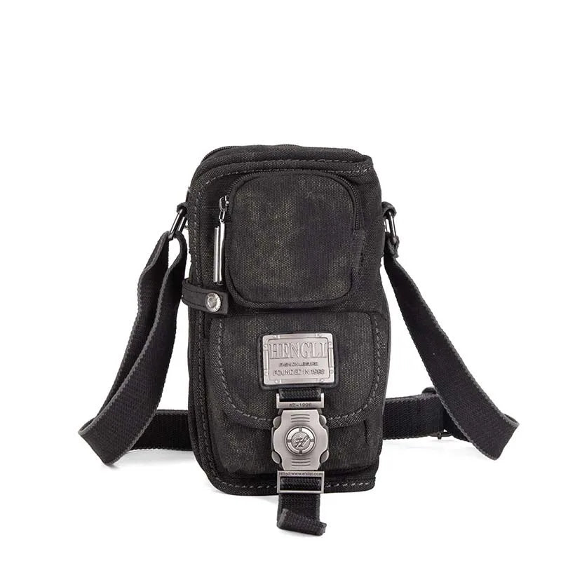 NEW Sale! 2024 Canvas Versatile Casual Shoulder Messenger Bags For Men Retro Travel Bag