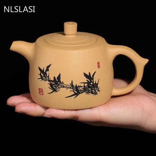 NLSLASI Authentic Yixing Teapot Chinese Healthy Purple Clay Pot Original ore handmade Zisha customization Tea Set Kettle