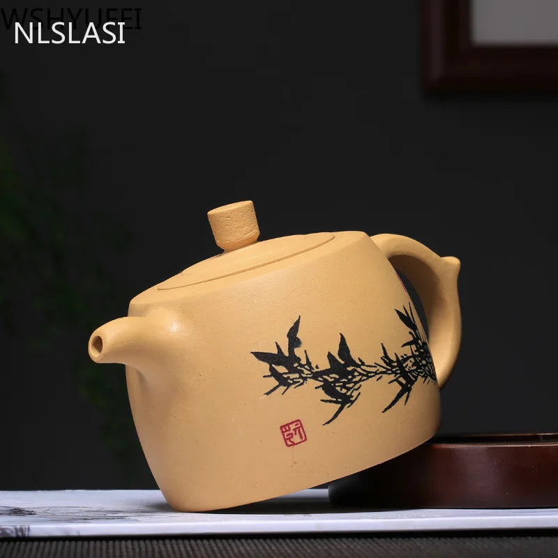 NLSLASI Authentic Yixing Teapot Chinese Healthy Purple Clay Pot Original ore handmade Zisha customization Tea Set Kettle