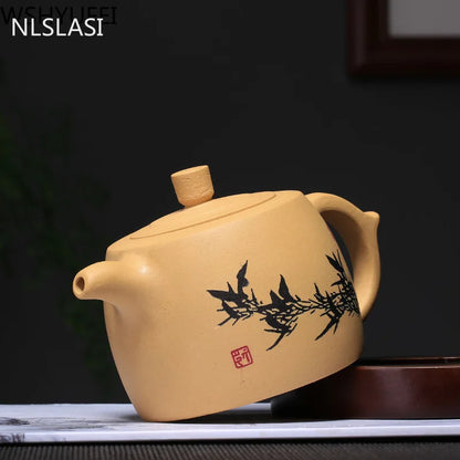 NLSLASI Authentic Yixing Teapot Chinese Healthy Purple Clay Pot Original ore handmade Zisha customization Tea Set Kettle
