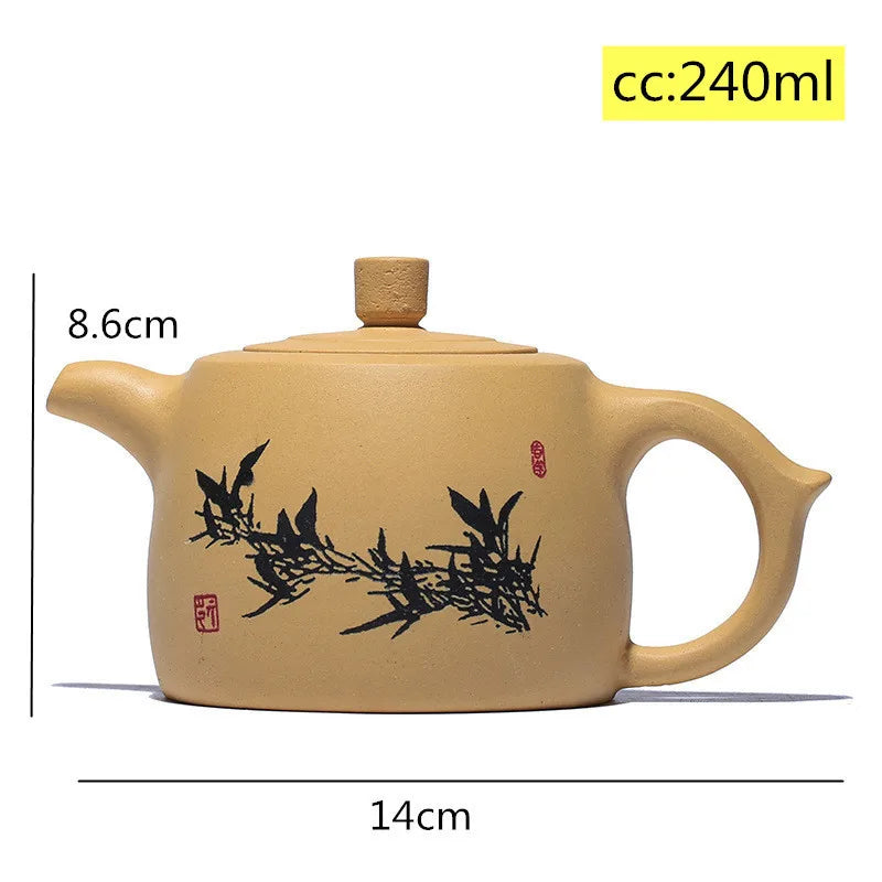 NLSLASI Authentic Yixing Teapot Chinese Healthy Purple Clay Pot Original ore handmade Zisha customization Tea Set Kettle