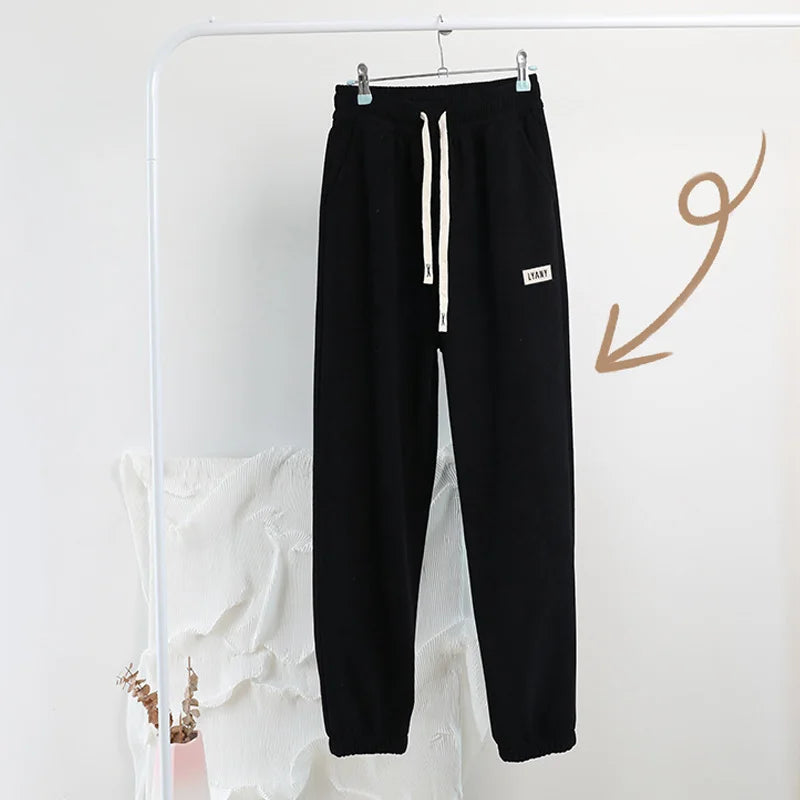 NWT 2024 Classial Soft Fleece Jogger Naked-Feel Athletic Pants Women Stretchy High Waist Sporty Tights