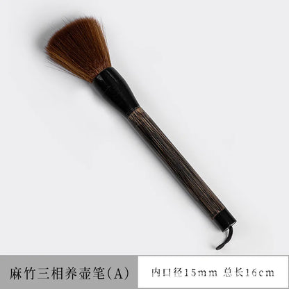 Natural Bamboo Root Tea Ceremony Accessories Raising Pot Pen Teapot Brush Cleaning Tools Bamboo Crafts Zen Tea Table Decoration