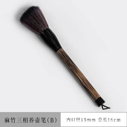 Natural Bamboo Root Tea Ceremony Accessories Raising Pot Pen Teapot Brush Cleaning Tools Bamboo Crafts Zen Tea Table Decoration