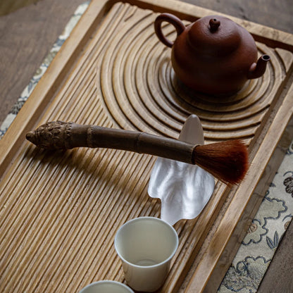 Natural Bamboo Root Tea Ceremony Accessories Raising Pot Pen Teapot Brush Cleaning Tools Bamboo Crafts Zen Tea Table Decoration