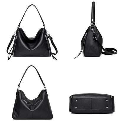 Natural Genuine Leather Handbags Women's Bag High Quality Soft Real Cowhide Women Shoulder Bag Large Casual Female Messenger Sac