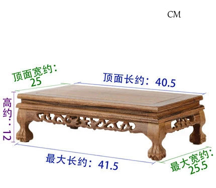 Natural Solid Wood Base for Figurines Statues Stone Bonsai Crafts Wooden Pedestal Display Stand Teapot Tea Pet Plate Vase Base