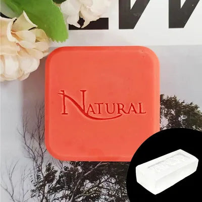 Natural  soap English letter pattern Acrylic seal hand made soap with handle Soap soap seal