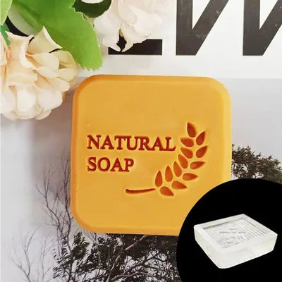 Natural  soap English letter pattern Acrylic seal hand made soap with handle Soap soap seal