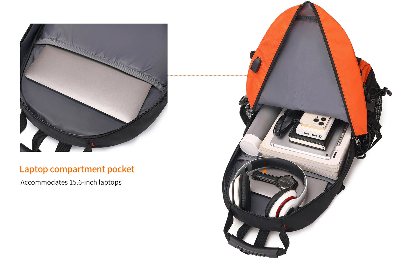 Nerlion 40L Hiking Backpack Travel Backpack for Men Women Camping Waterproof Outdoor Hiking Daypack Lightweight Backpack
