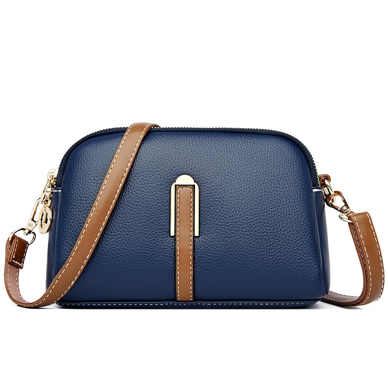New 100% Genuine Leather Women Handbag Women Handbags Fashion Totes High Quality Shoulder Bag Classic Female Crossbody Bags Sac