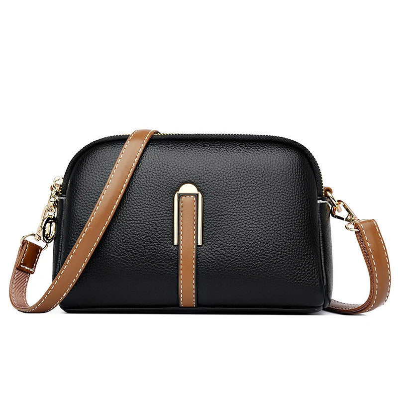 New 100% Genuine Leather Women Handbag Women Handbags Fashion Totes High Quality Shoulder Bag Classic Female Crossbody Bags Sac