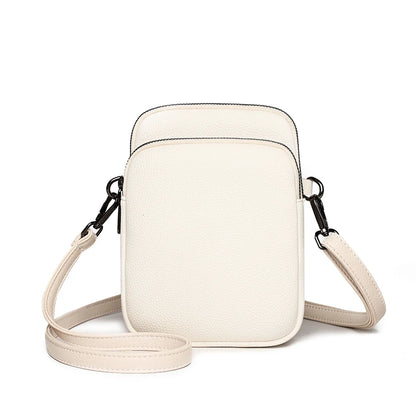 New 100% Genuine cowhide Women's Leather Mobile Phone Bag Crossbody Bags For Women Bag Designer Crossbody Bag Messenger Bags Sac