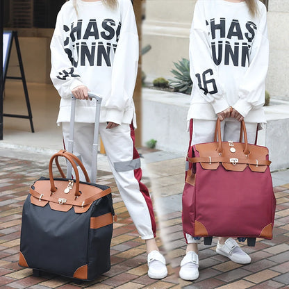 New 20 inch Travel Rolling Bags women carry on hand luggage travel trolley bag Rolling luggage bags for travel bag on wheels