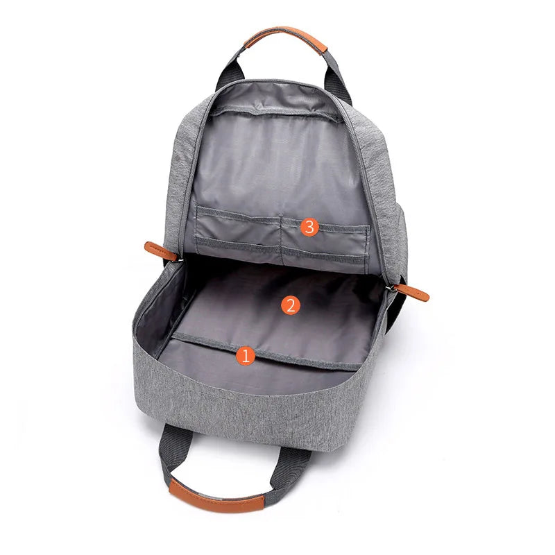 New 2019 Fashion Men's Backpack Bag Male Canvas Laptop Backpack Computer Bag high school student college student bag Travel bags