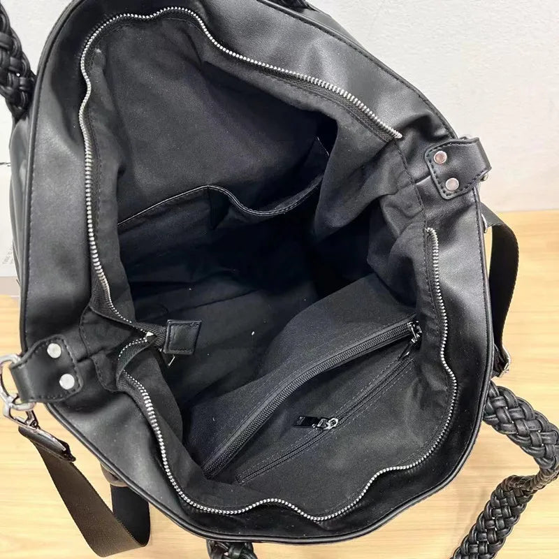 New 2023 Winter space bale Designer HandBag Woman Casual Cotton Bag Down Feather Lady Shoulder Bag sac a mian femme Bolsos Mujer