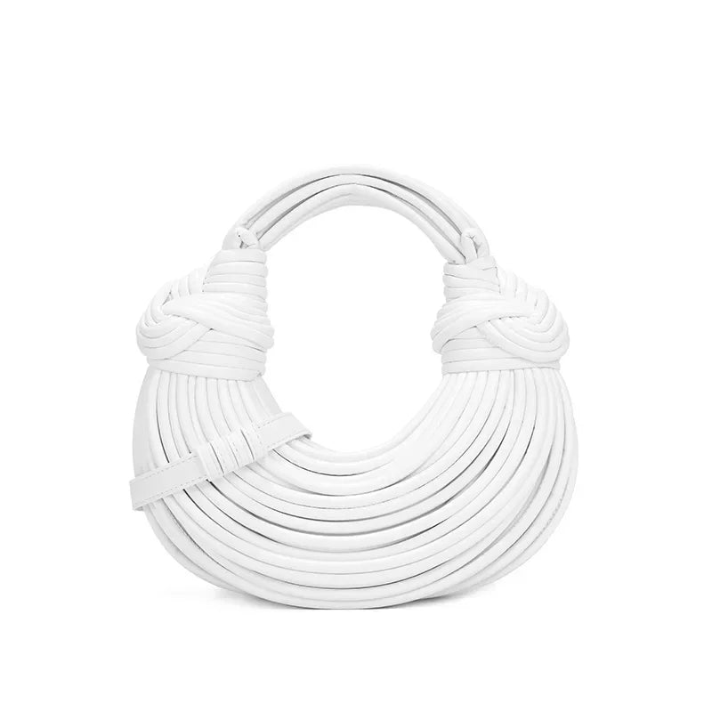 New 2024 Fashion Handwoven Hand-Knit Women's Bag Niche Wrist Bags Hand-carrying Armpit Dumpling Bags Womens Bag