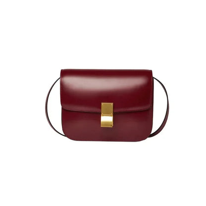 New 2024 Retro Tofu Small Square Messenger Women's Fashion Simple Shoulder Bag Large Capacity Handbag
