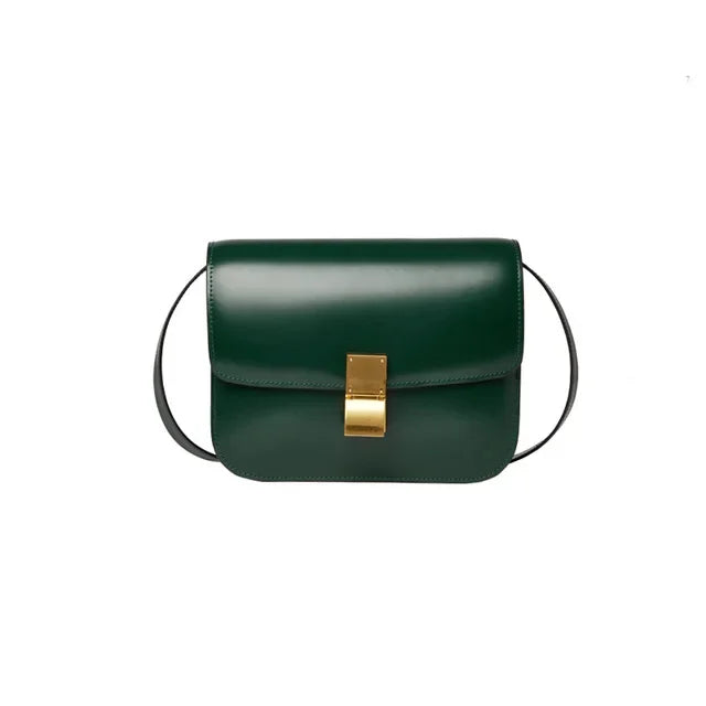 New 2024 Retro Tofu Small Square Messenger Women's Fashion Simple Shoulder Bag Large Capacity Handbag