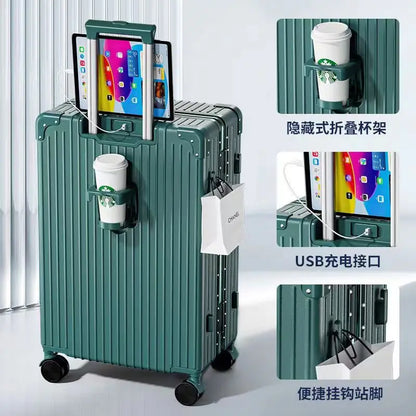 New 28 inch high-capacity travel box, custom-made silent universal wheel trolley box gift box