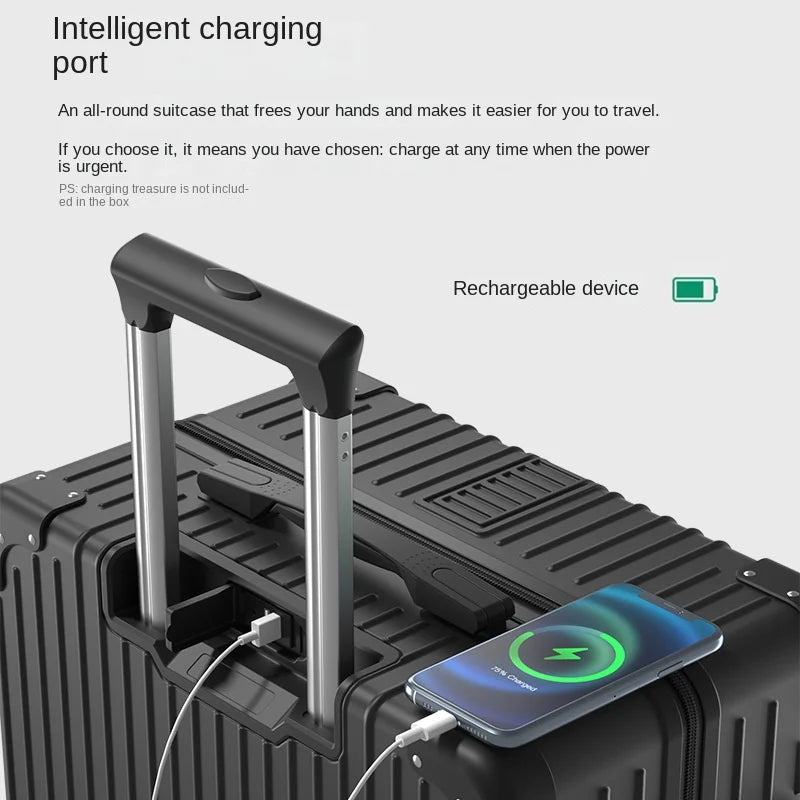 New 28 inch high-capacity travel box, custom-made silent universal wheel trolley box gift box