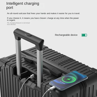 New 28 inch high-capacity travel box, custom-made silent universal wheel trolley box gift box