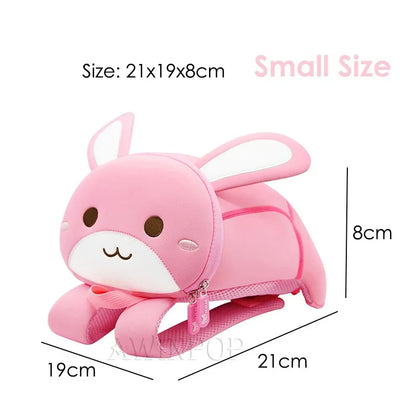New 3D Cute Fox Kids School Bags for Girls Boys Toddler Children School Backpacks Cartoon Animals Backpacks Mochila Escolar