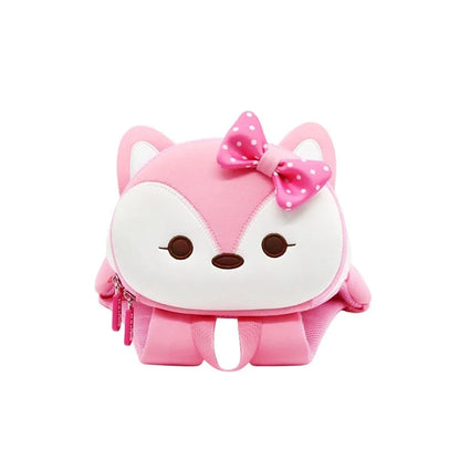 New 3D Cute Fox Kids School Bags for Girls Boys Toddler Children School Backpacks Cartoon Animals Backpacks Mochila Escolar