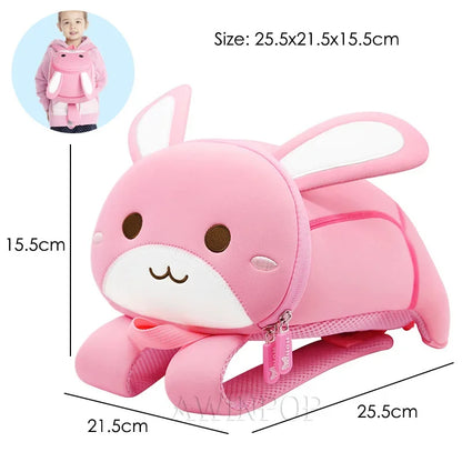 New 3D Cute Fox Kids School Bags for Girls Boys Toddler Children School Backpacks Cartoon Animals Backpacks Mochila Escolar