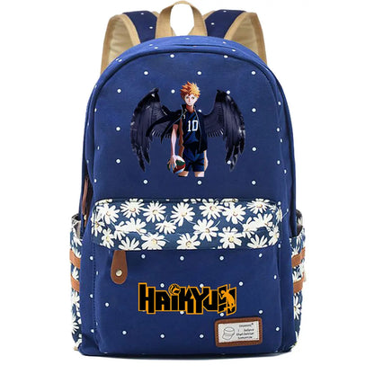 New Animal Volleyball Juvenile Boy Girl Kids School Book Bags Women Bagpack Teenagers Schoolbags Canvas Laptop Travel Backpack