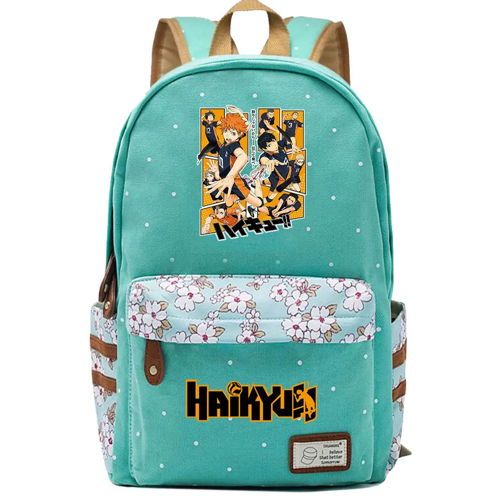 New Animal Volleyball Juvenile Boy Girl Kids School Book Bags Women Bagpack Teenagers Schoolbags Canvas Laptop Travel Backpack